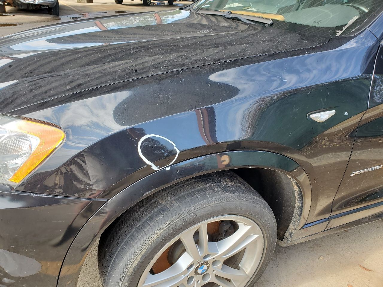 2013 BMW X3 OEM Black Left Rear Quarter Wheel Arch Trim