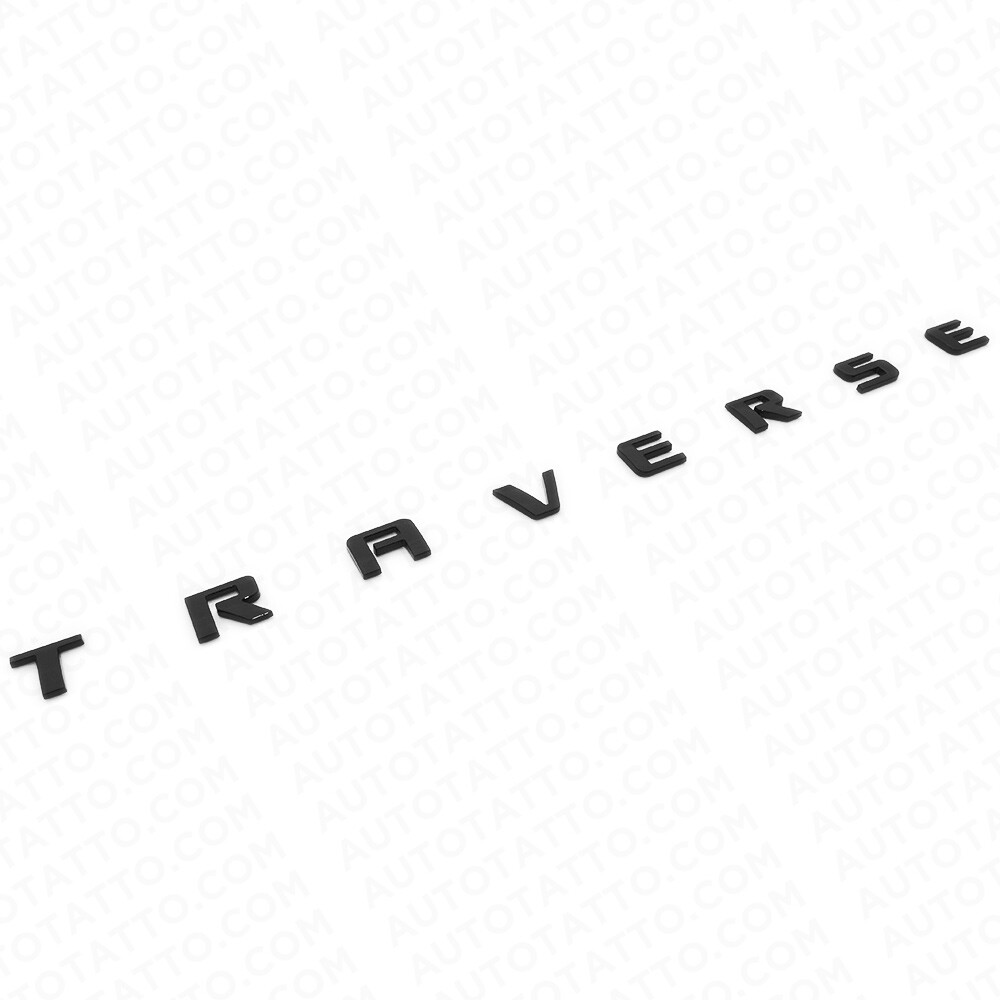 Chevy Traverse Front Door Left or Right Badge Nameplate Logo Emblem Gloss Black