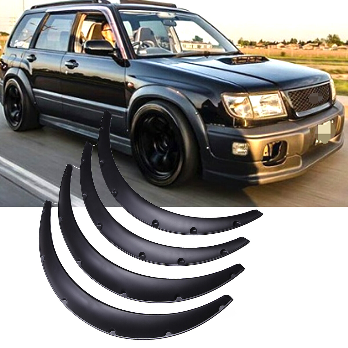 For Subaru Forester 4.5″ Car Truck Cover Extra Wide Body Kit Wheel Fender Flares
