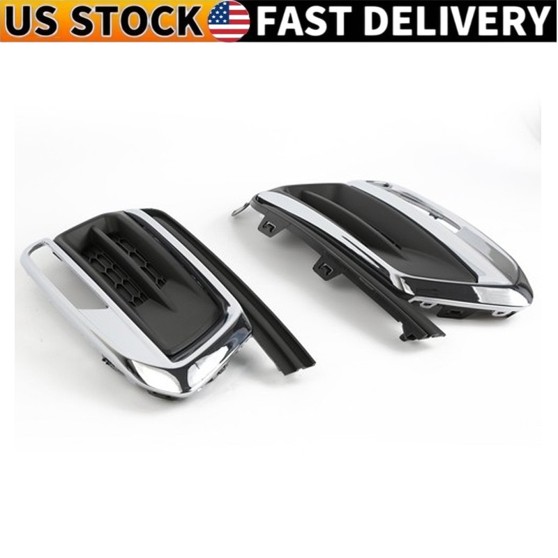 Front Foglight Lamp Cover Frame Fog Light Accessory Compatible for Cruze 15-16