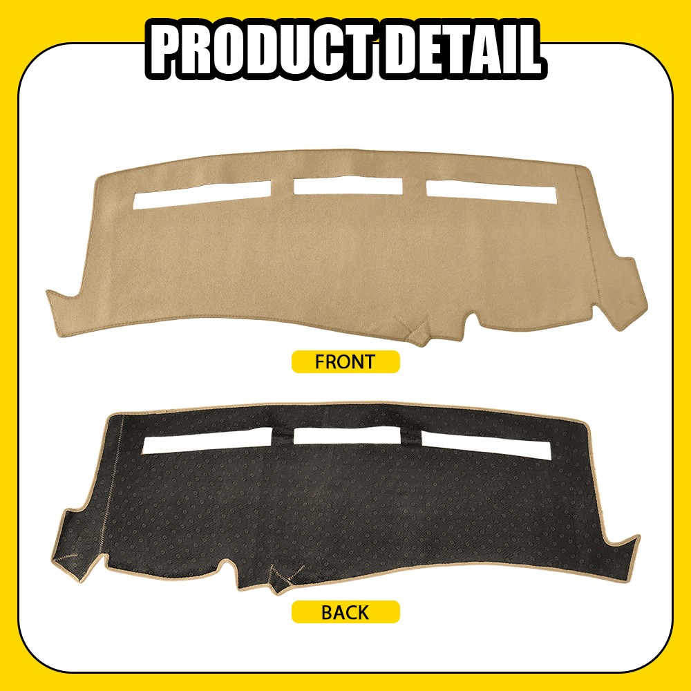 Beige Cover Dash Mat Interiors Dashboard Pad For 2000 2001 2002 03-06 GMC Yukon