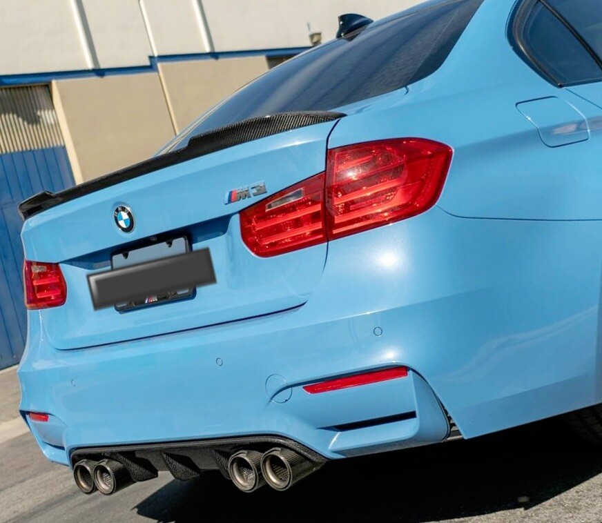 M-Performance Style Carbon Fiber Rear Diffuser FOR BMW M3 F80 M4 F82 F83 (14-UP)