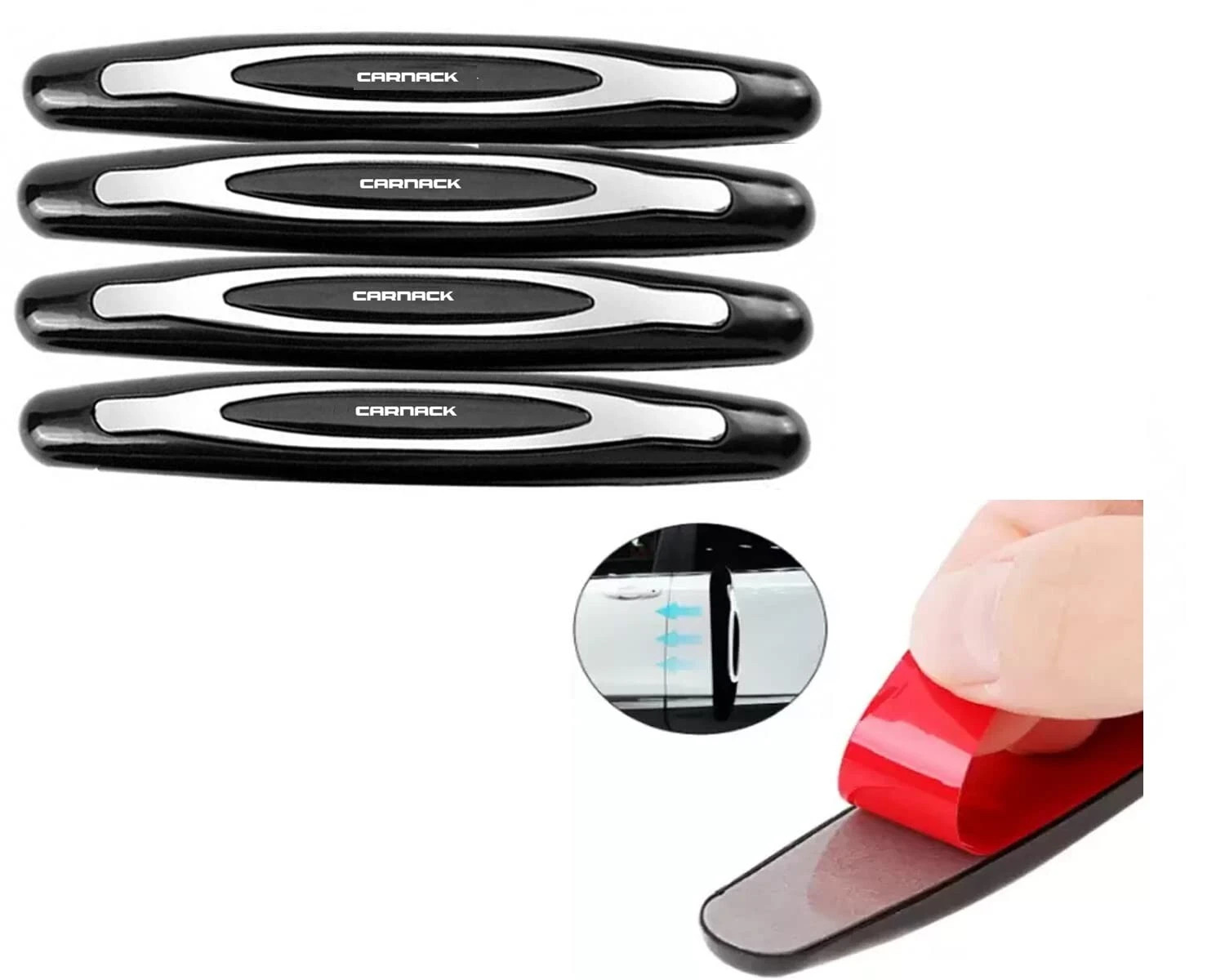 Car Door Guard Rubber Edge Protector Universal Compatible for All Cars Set of 4