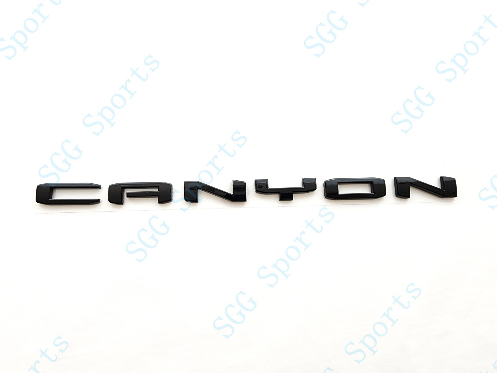 1PC Gloss Black Rear Tailgate Canyon Letter Emblem Fit 2023+ Canyon DENALI