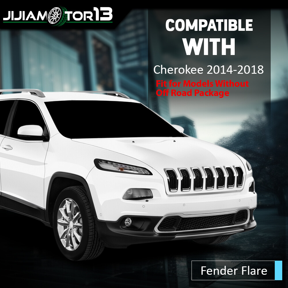 Fit for 14-18 Jeep Cherokee Wheel Arch Fender Flare Molding Trim RH Right Side
