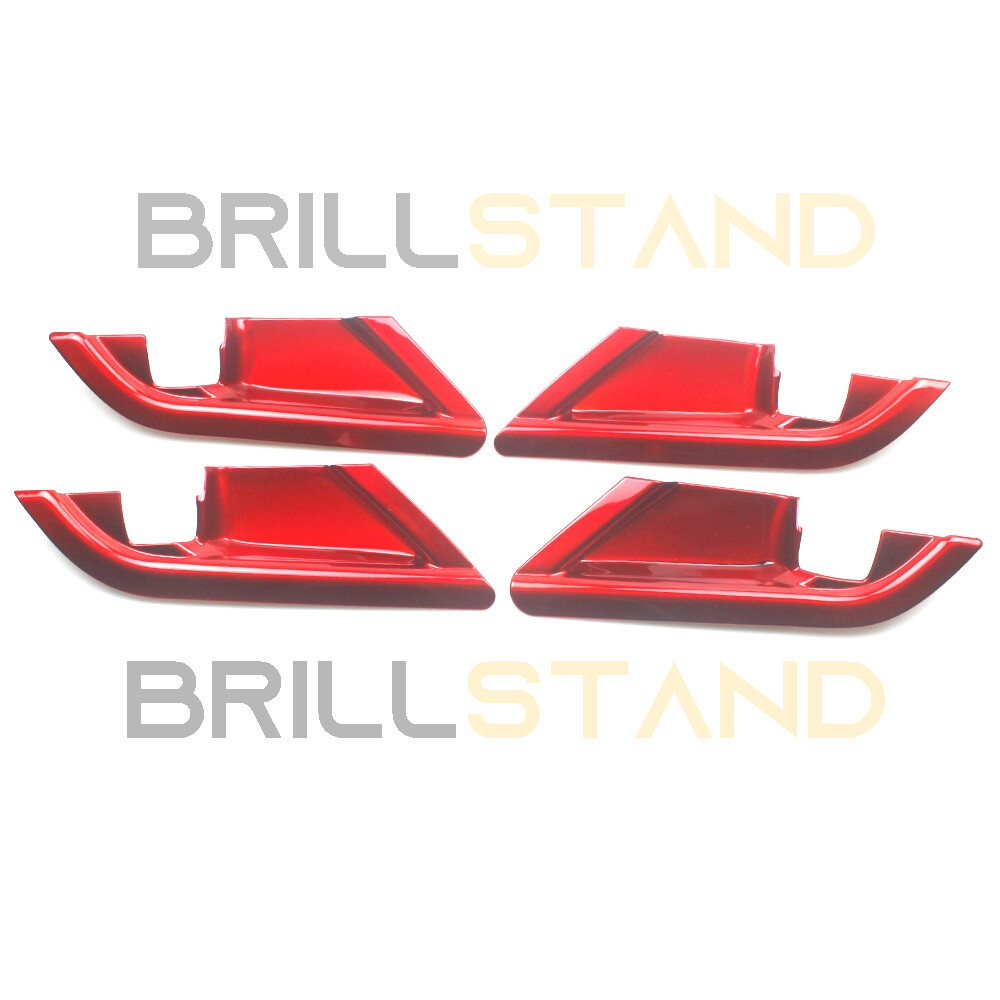 For Toyota Camry 2018-2024 Red ABS Inner Door Handle Cover Trim Accessories