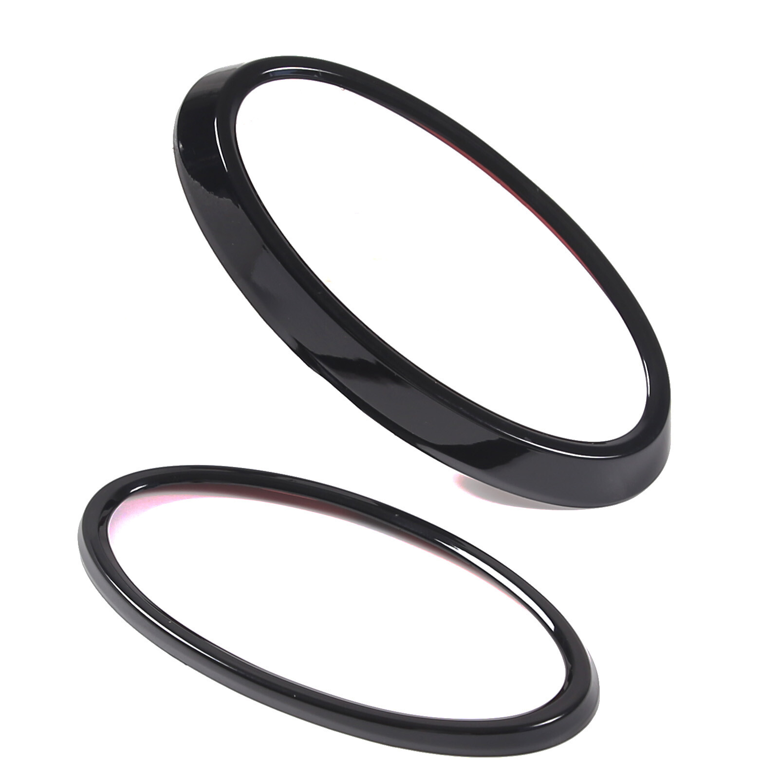 Glossy Black Front Rear Emblem Logo Badge Ring Trim Cover For Subaru WRX 21-23