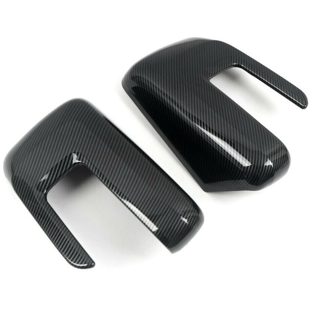 For Ford F150 F-150 2021-2026 Real Carbon Fiber Rearview Side Mirror Cover Cap