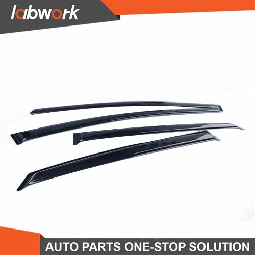 Labwork Window Vent Visor For Nissan Sentra Sedan 2013-2019 Sun Rain Deflector
