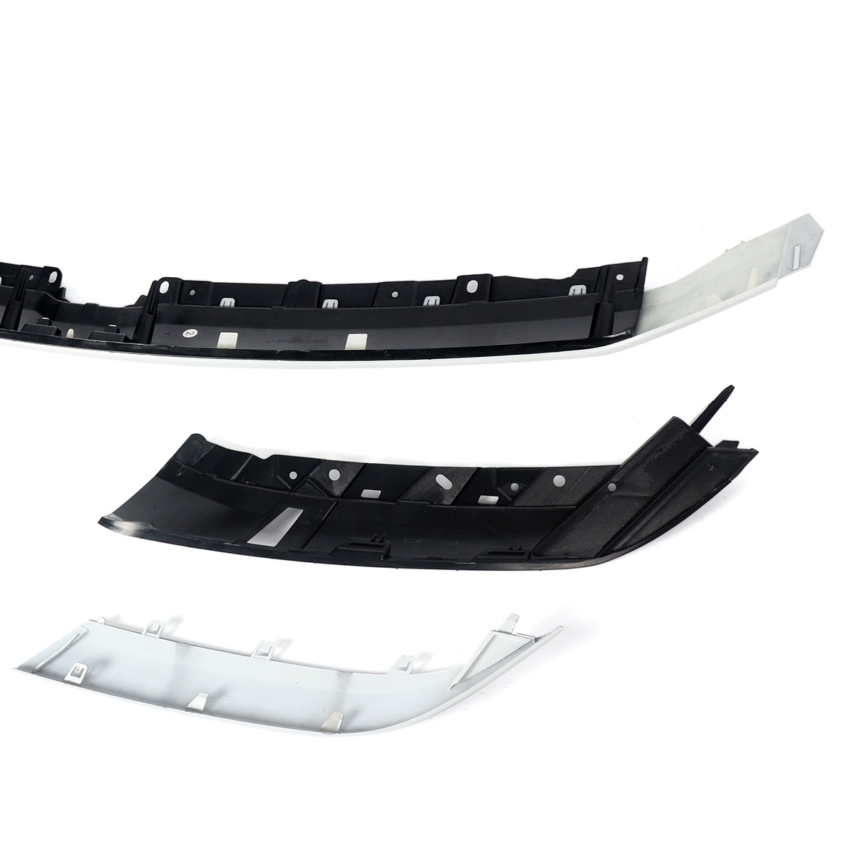 For 2019 2020 2021 2022 23 Ram 1500 Front Upper Grille Molding Trim Bright White