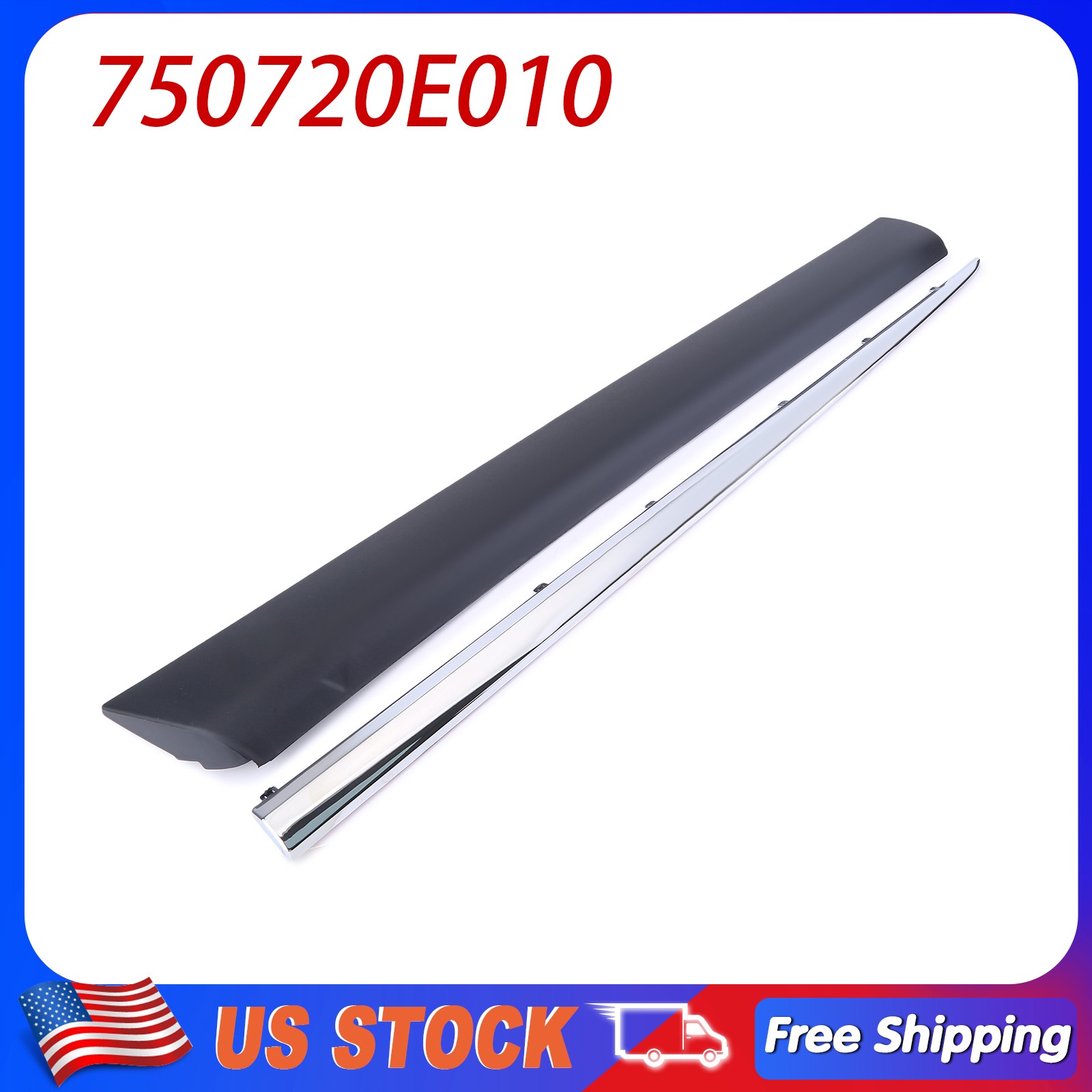 75072-0E010 For Lexus RX350 RX450h 2010-2015 Driver Front Door Lower Molding