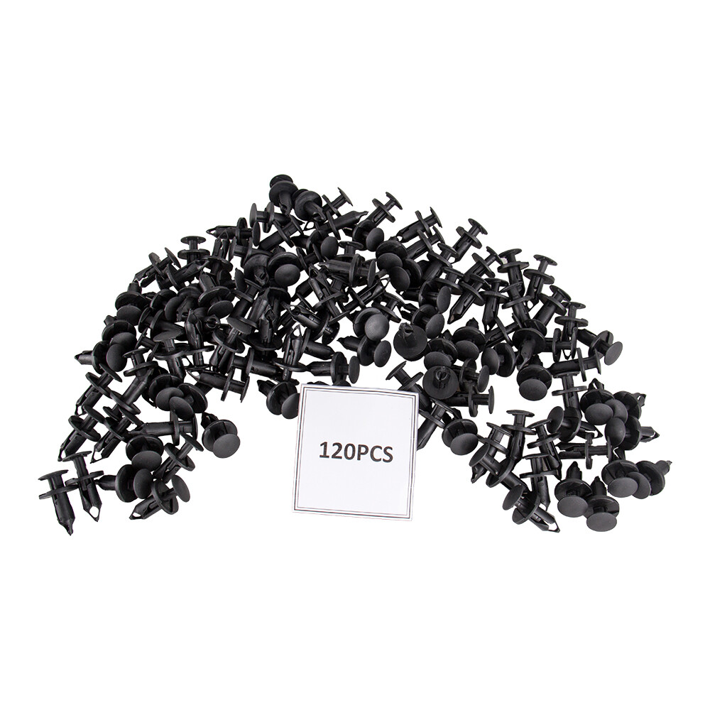120X8 Hole Plastic Rivets Fastener Push Clips Retainer Clip For Car Auto Fender