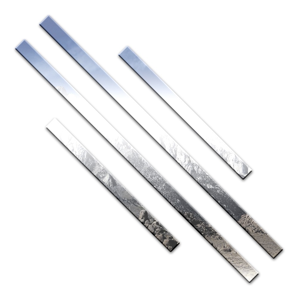 4p Stainless 1 5/8″ Door Sill/Rocker Trim fits 2003-2007 Saturn Vue by Luxury FX