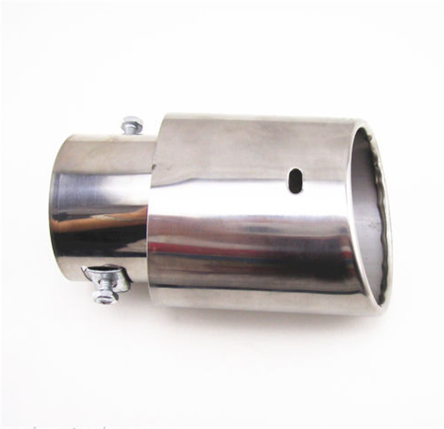 145mm Chrome Stainless Steel Exhaust Pipe Trim For 1.8-2.2 T