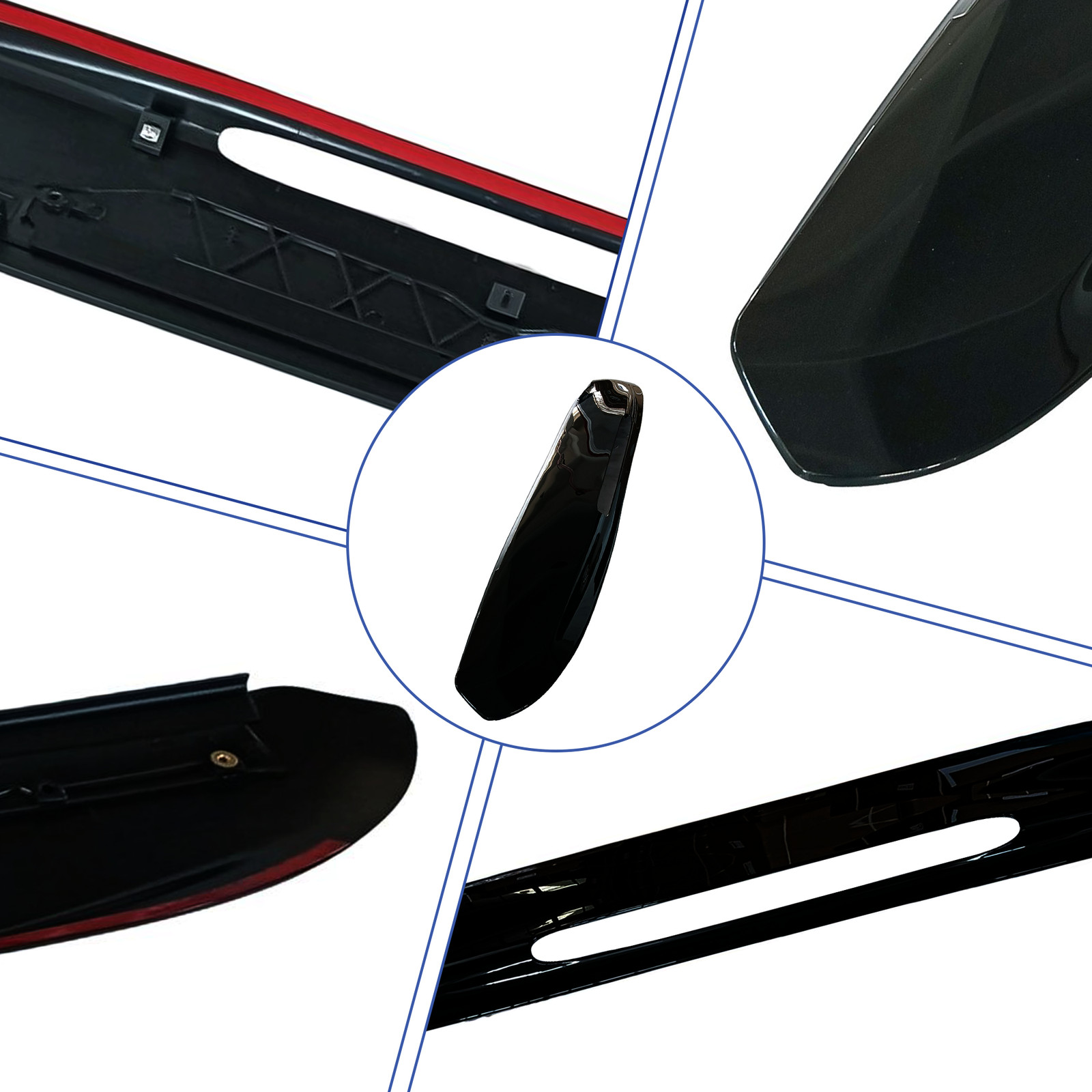 For 2002-09 Chevy Trailblazer New Upper Tailgate Molding 19150496 GM1904106