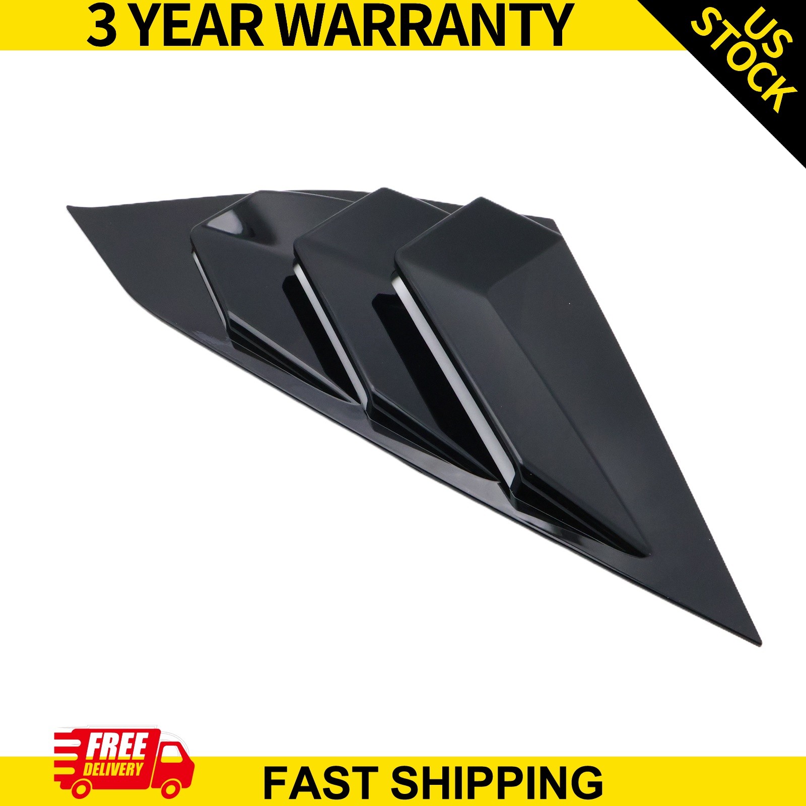 Side Window Louvers Cover Glossy For 2018-2020 Honda Accord Auto Accessories
