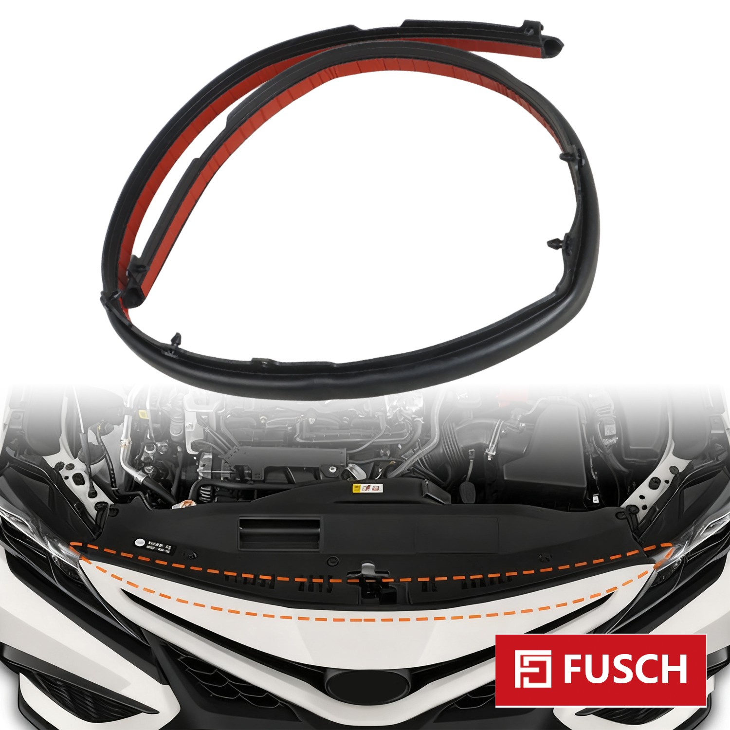 High Quality Front Hood Weather Strip for Toyota Camry 2018-2024 53395-33030