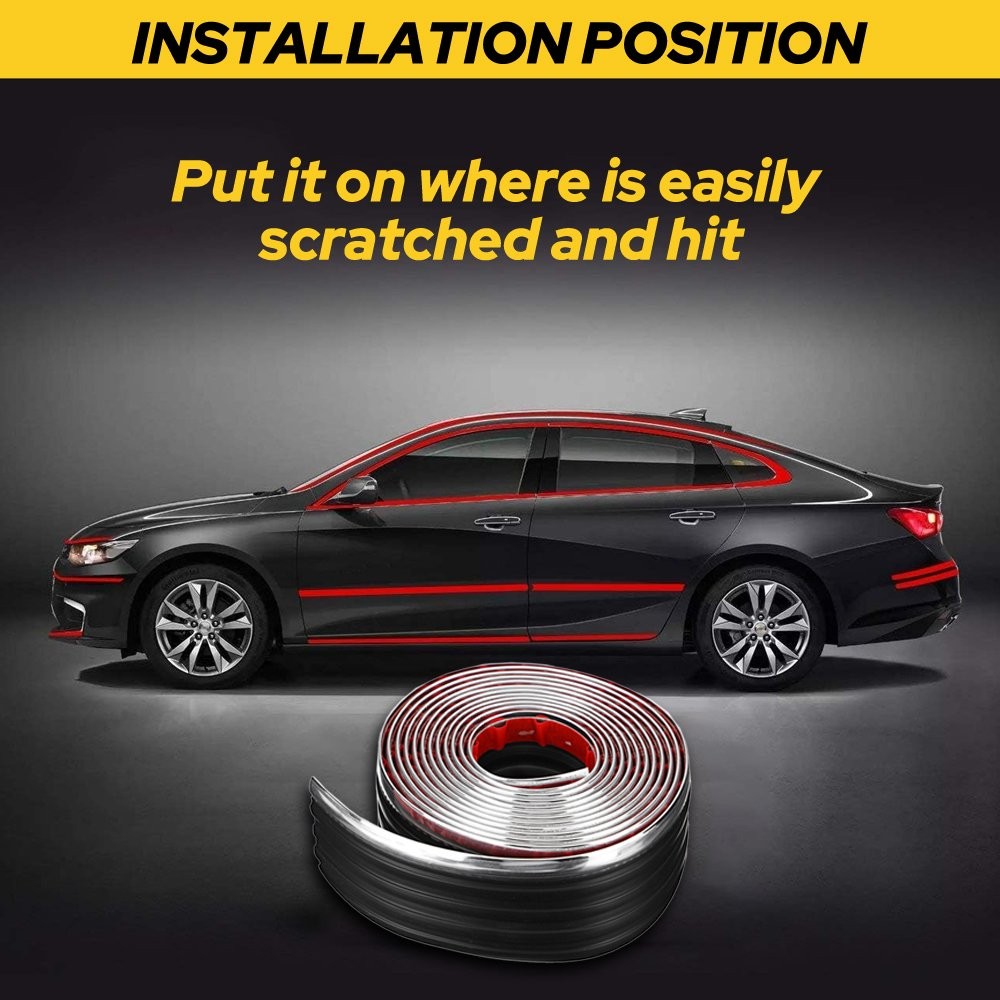 For Chevy / GMC SUV’s Truck 4M Body Side Molding Belt Exterior Protector Roll
