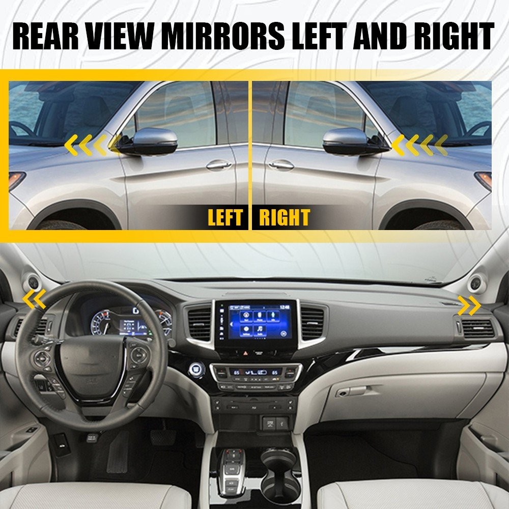 2-20PCS LH&RH Fender Pillar Trim Mirror Corner Molding for 2016-2022 Honda Pilot