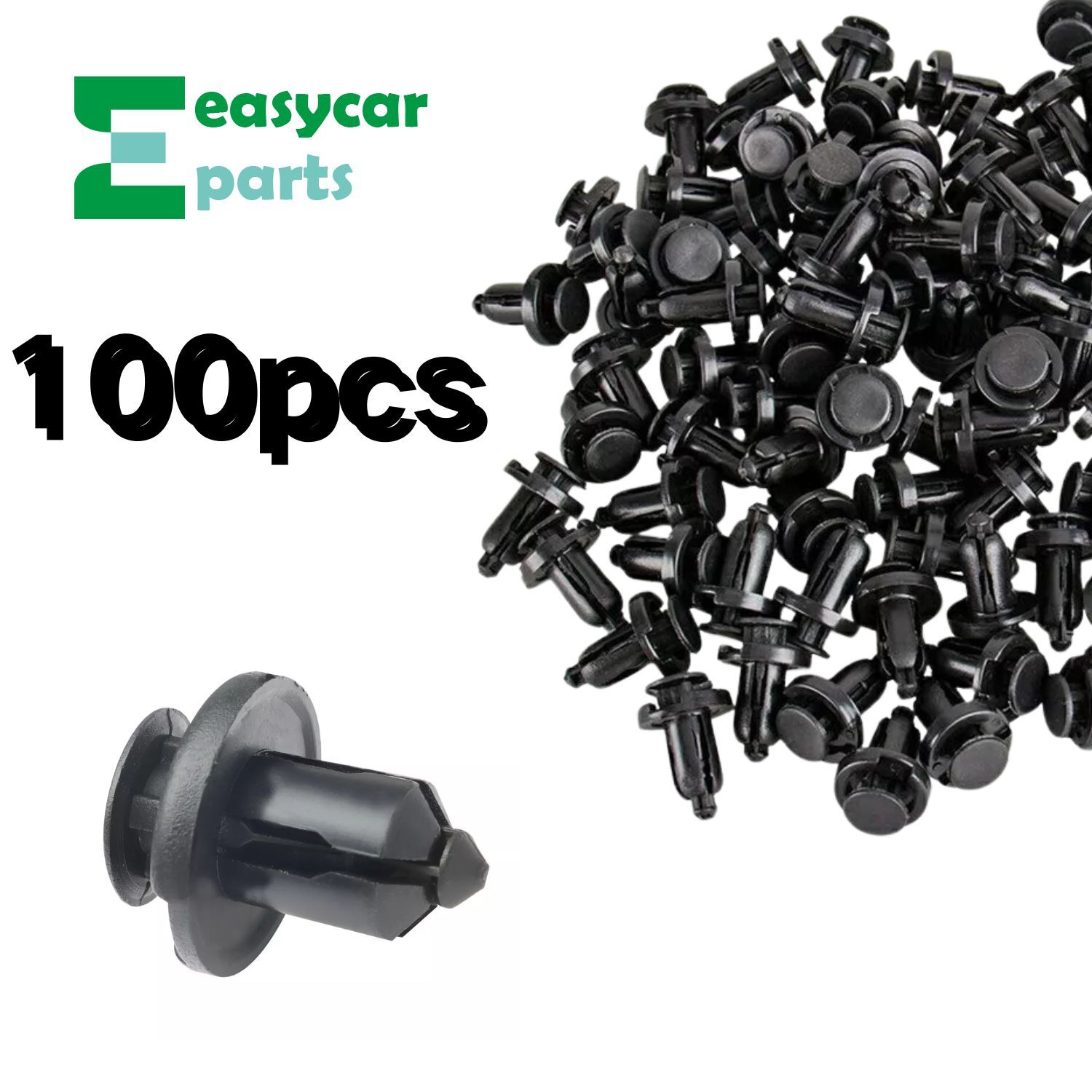 100 PCS High Quality Plastic Rivets Retainer Clips Fit for Acura TSX TL RL MDX