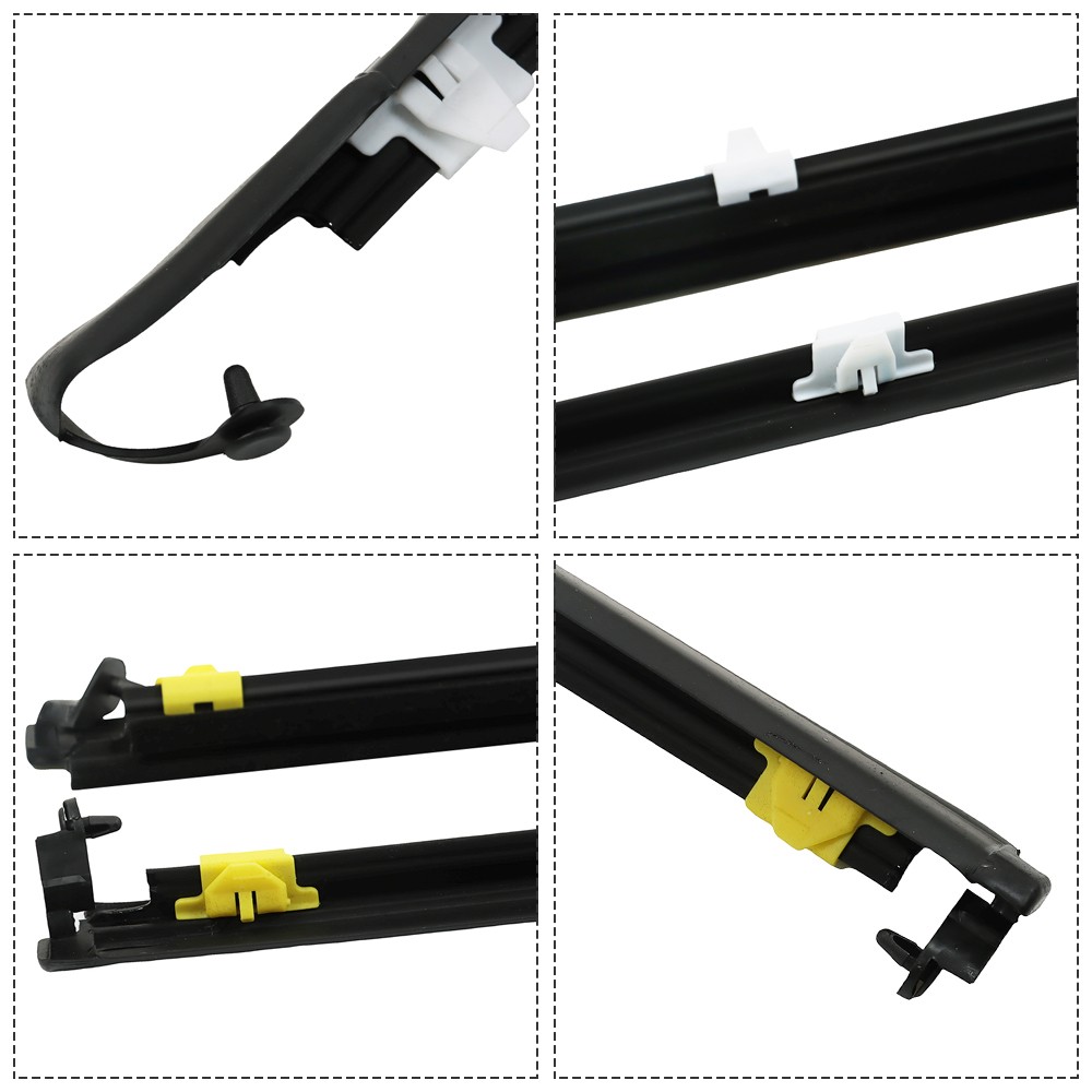 For 1990-2005 Miata L&R Door Glass Window Weatherstrip Seals Set NA01-58-810F