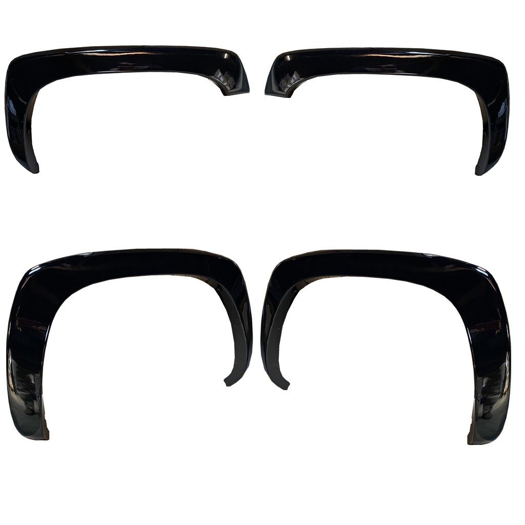 Painted Black For 00-06 Chevy Suburban Fender Flares Protector 4PCs Set OE Style