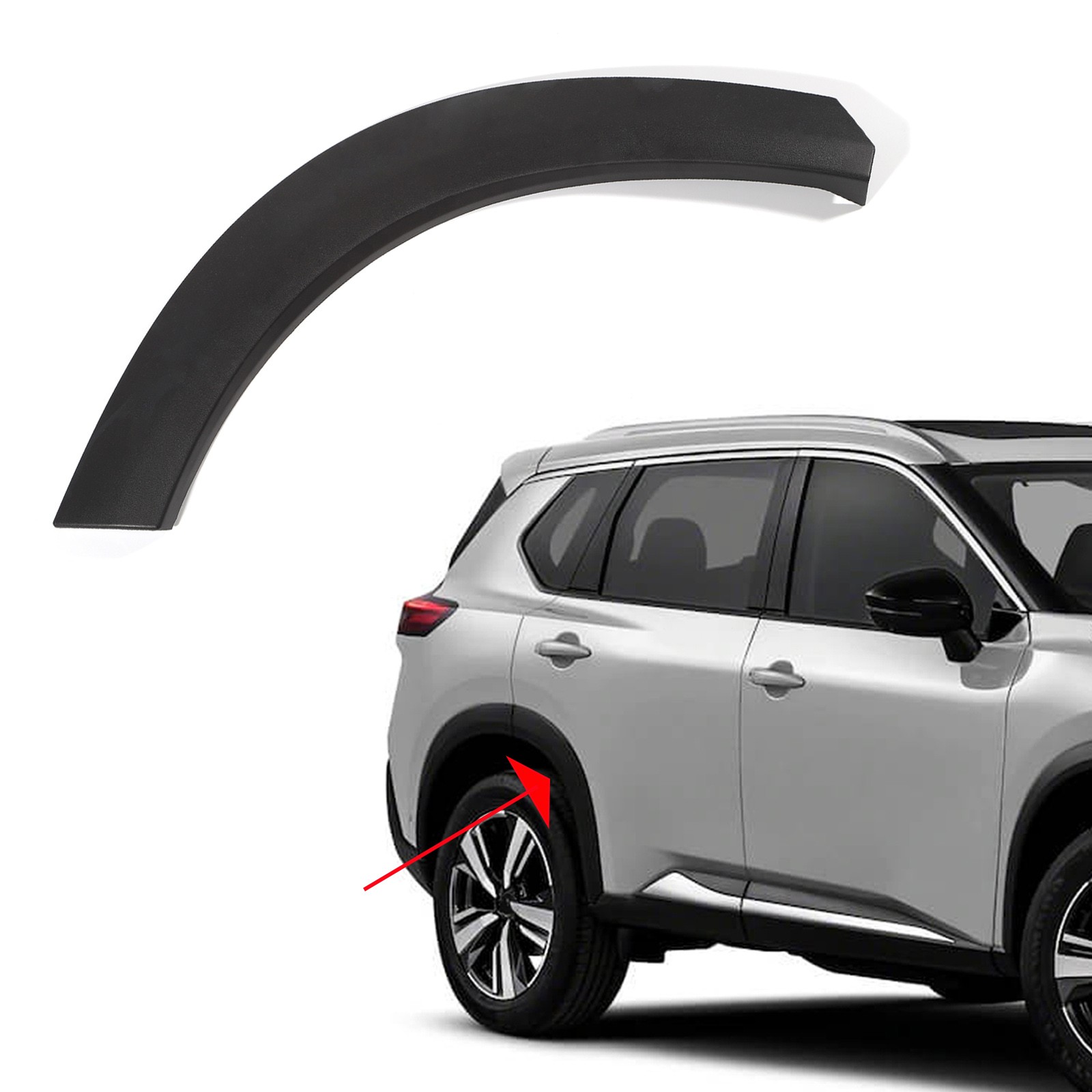 For Nissan Rogue 2021-2023 Rear Door Flare Molding Trim Left/Right/Left+Right
