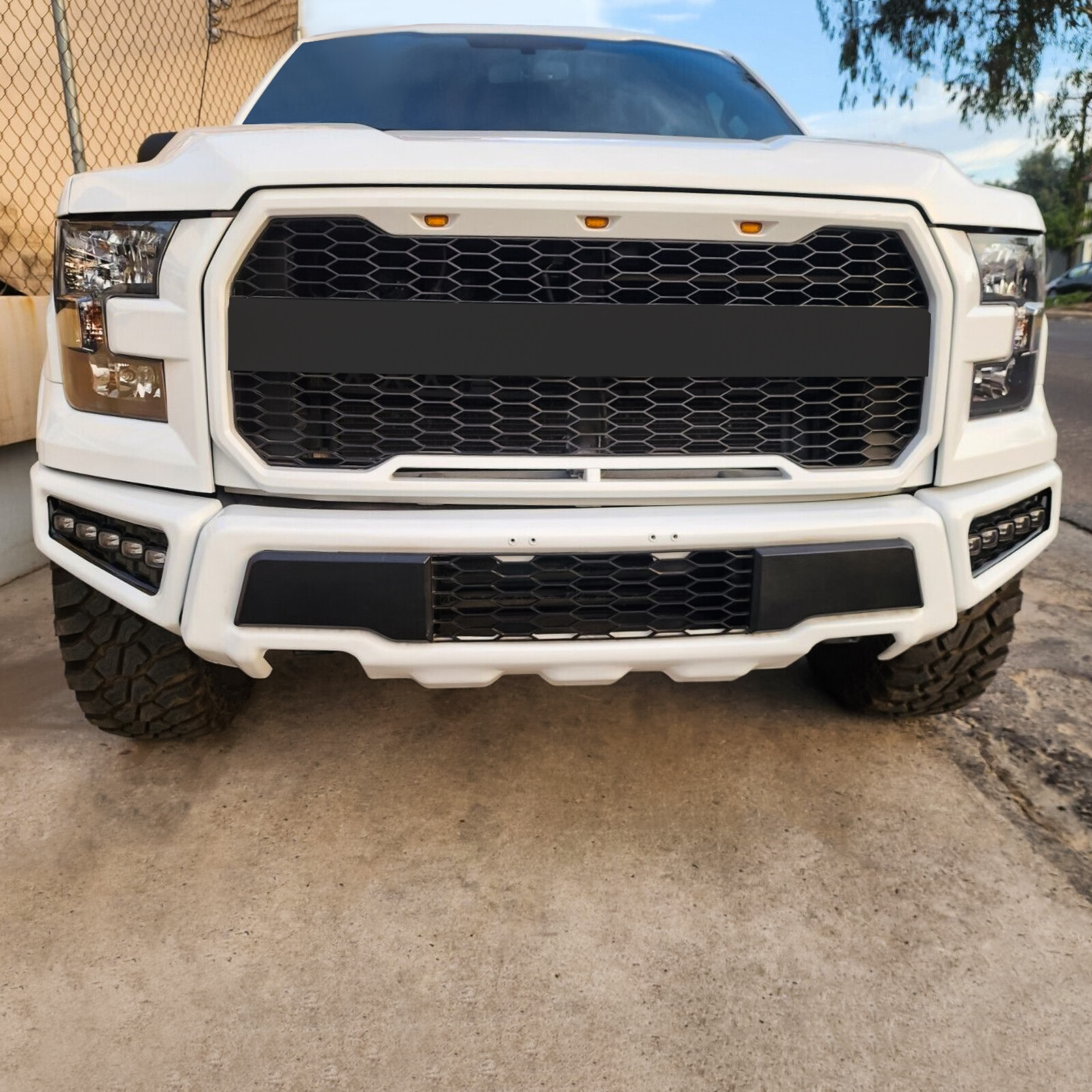 For Ford F-150 F150 Raptor 17-2020 Raptor Bumper LED DRL w/Turn Signal Fog Light