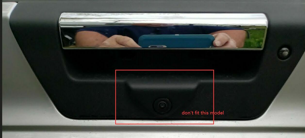 Chrome Tailgate Door Handle Cover Trim Decor Bezel for Ford F150 2015-2020 2pcs
