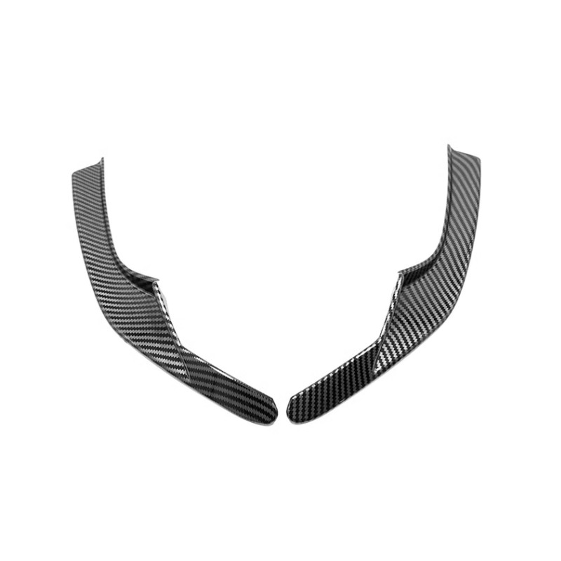 Carbon Fiber Front Headlight Lamp Strip Trim For 2023-2026 Honda CRV CR-V