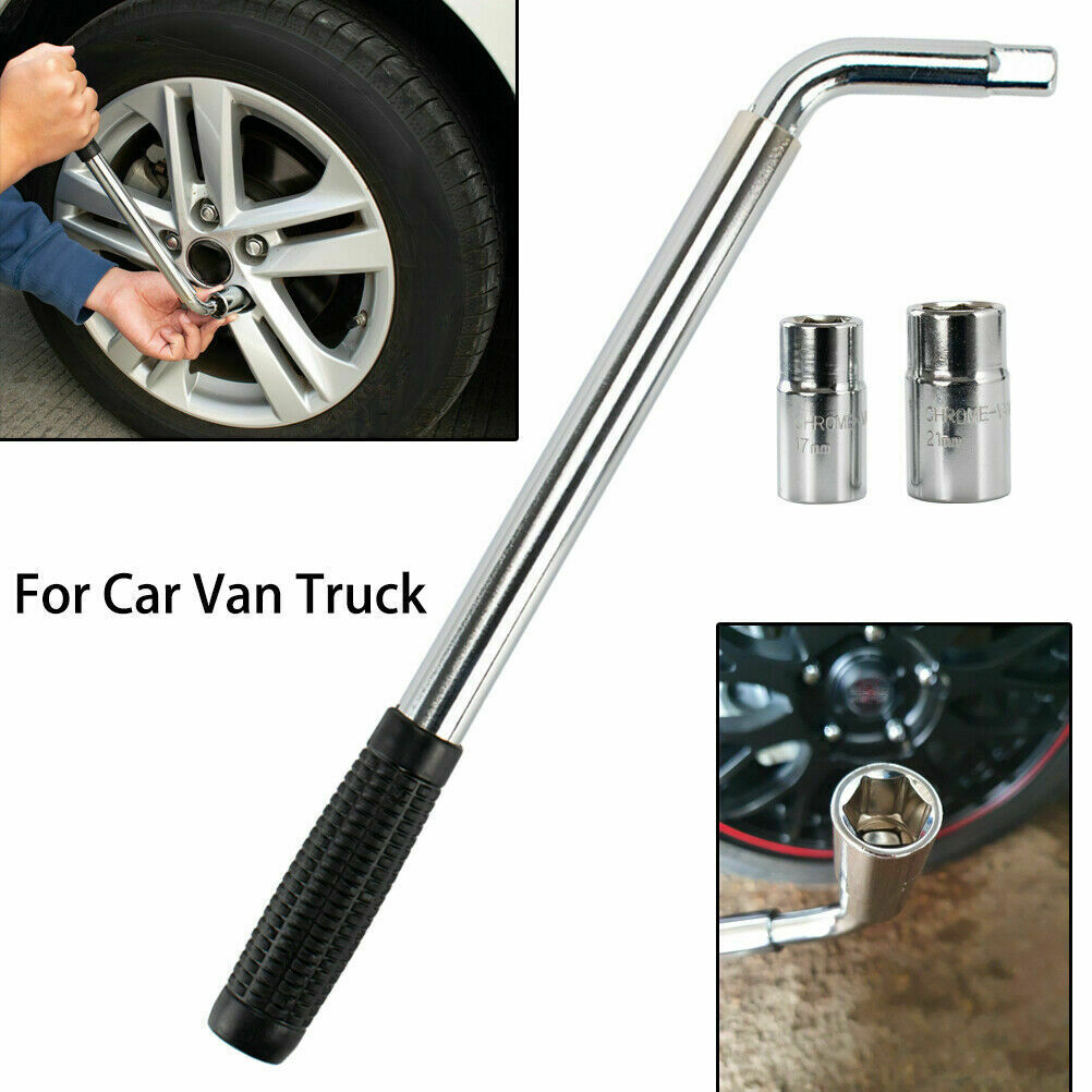 Scissor Jack 2 Ton w Handle+Spare Tire Repair Kit Extendable Lug Wrench Garage