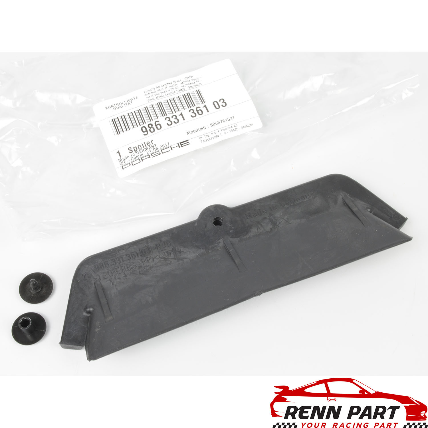 Genuine Porsche Air Scoops for Undertray Cayman Boxster986/987 IN STOCK