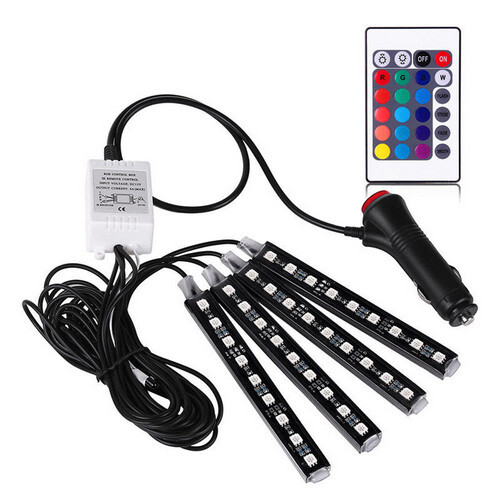 Car Accessories Decorative RGB Lights Interior Multicolor Foot Mood Light
