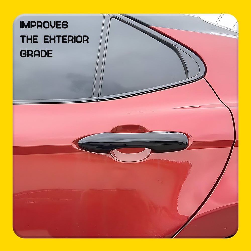 For Toyota Corolla 2020-2025 Gloss Black Exterior Door Handle Cover Snap-on 4x