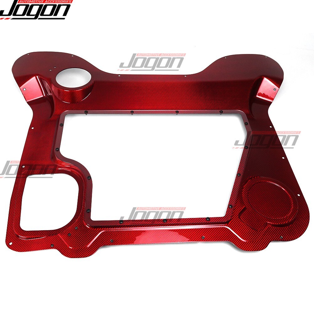 Z06 HTC Red Carbon Engine Bay Decor For Corvette C8 Convertible Z51 Z06 2020-25