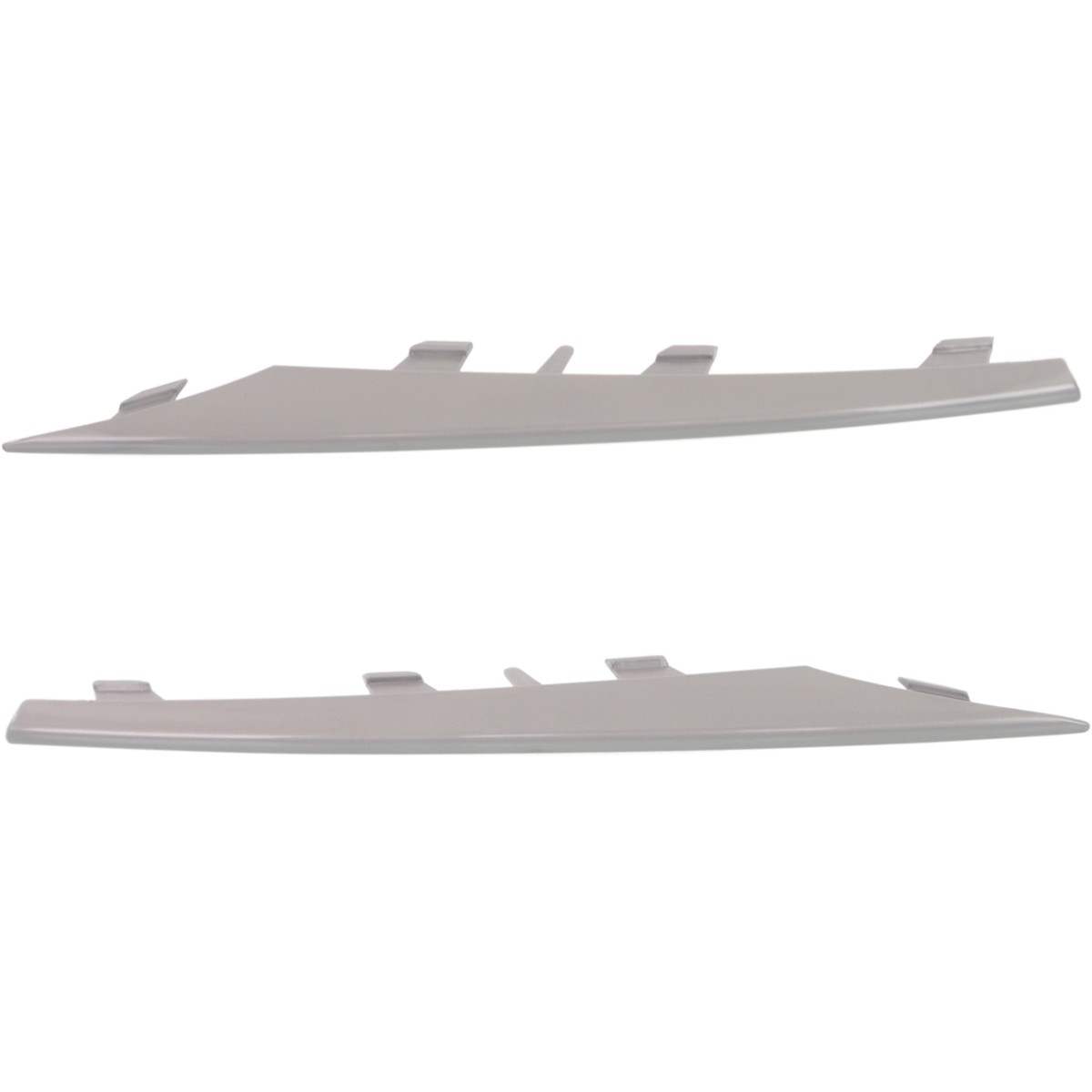Bumper Trim Set Fits 2011-2013 BMW X5 Front Driver and Passenger Side Silver