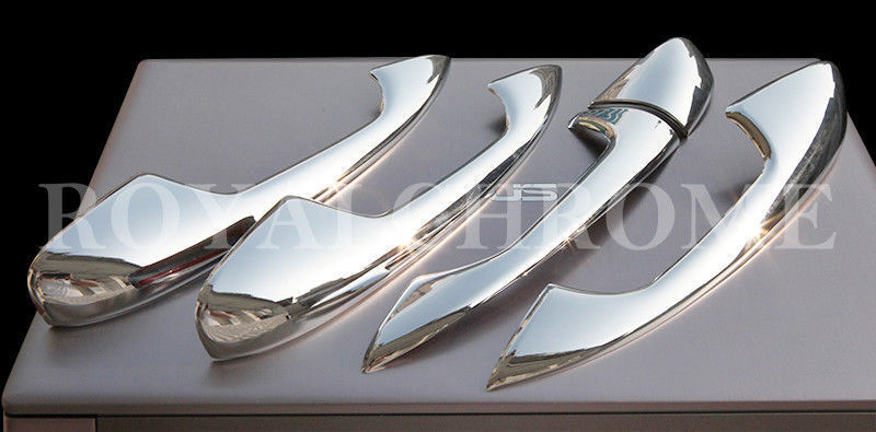 UNICUS 1x Set Door Handle Covers for Mercedes W205 W213 C E GLC BRIGHT CHROME