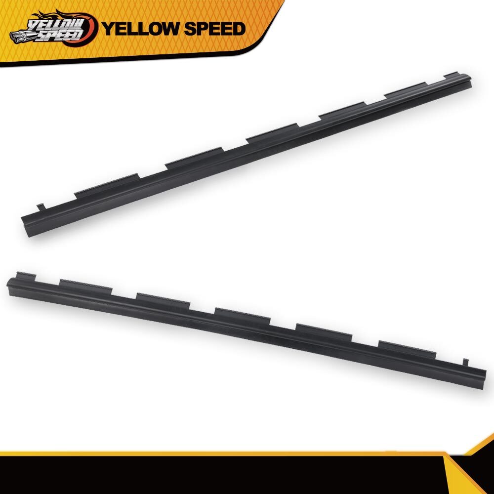 Fit for Chevy Truck Inner & Outer Window Sweep Felt Seal Weatherstrip Kit 4Pc