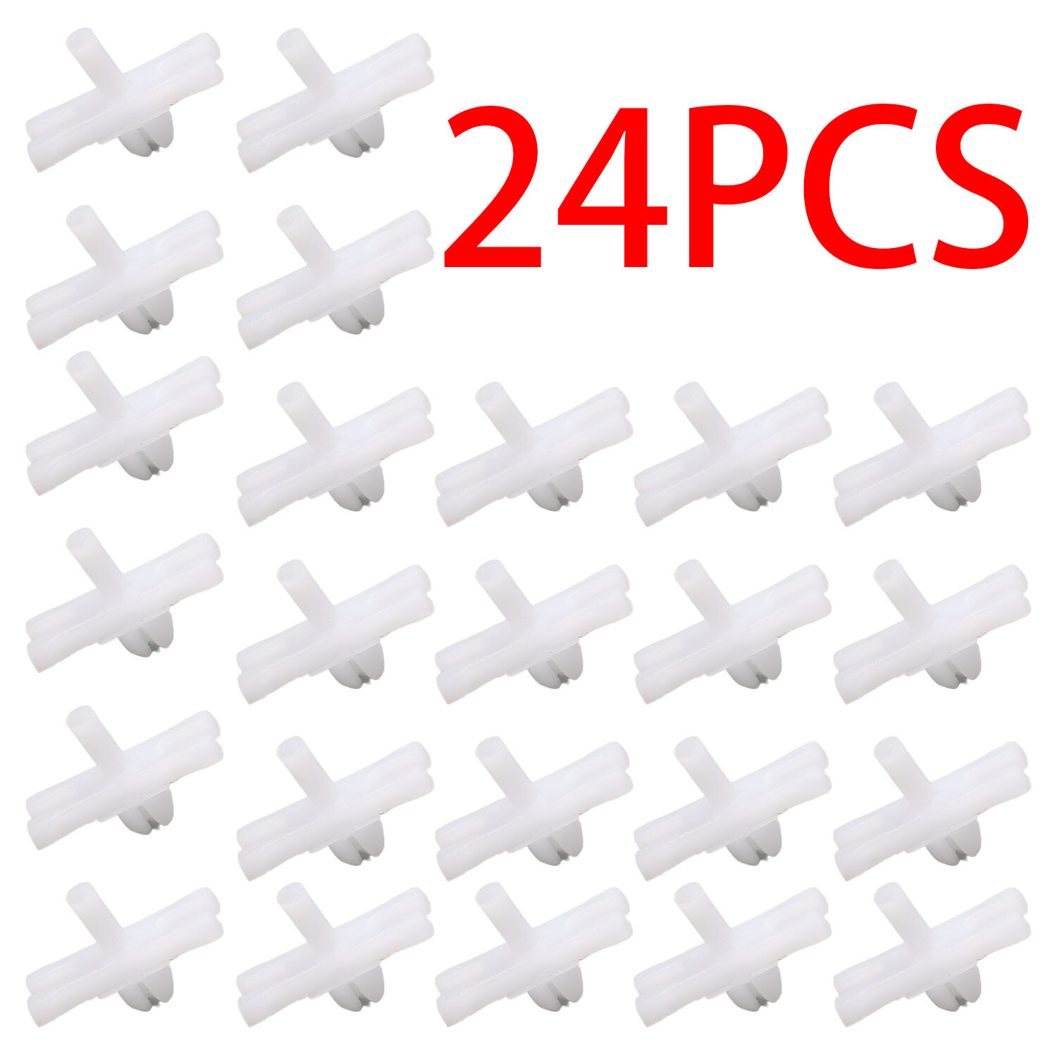 Moulding Clip Set of 24 for Volkswagen Cabriolet 1.8L 1781CC 1985-89 155853585