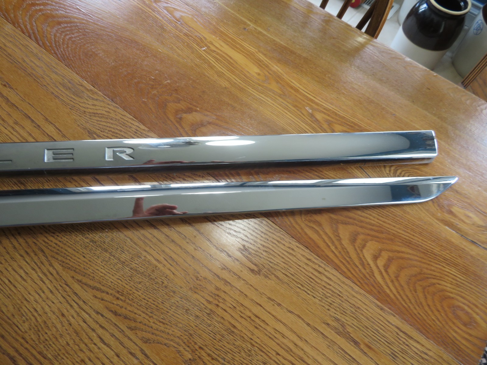 2011-2016 Chrysler Town & Country Door Trim Molding Chrome Left Driver Side Pair