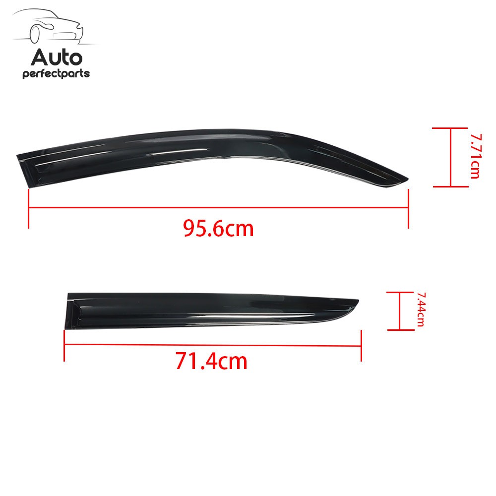 Vent Sun Shade Rain Guards Window Visors For Toyota C-HR 2017 2018 2019 2020