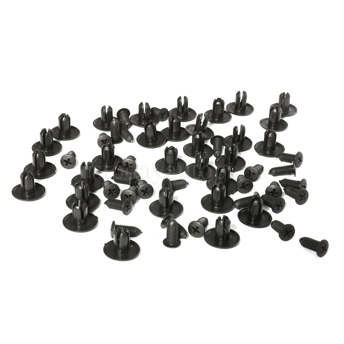 190PCS Car Clips Car Body Fastener Plastic Trim Push Rivet Panel Fender Retainer