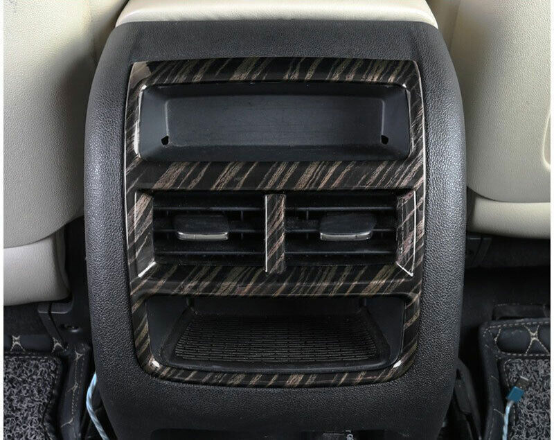 Car Interior Decoration Full Set Cover Black Wood Grain For Cadillac XT5 2016-19