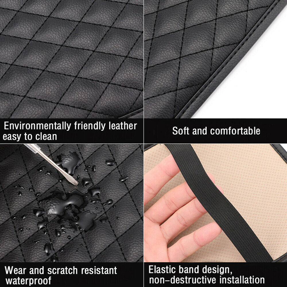 Armrest Pad Cover Center Console Box Cushion Protector Accessories For Car Black