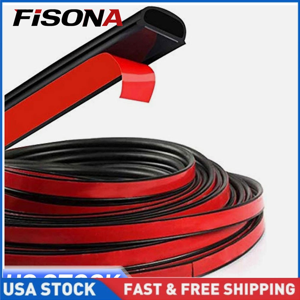 Universal Weatherstrip Small D-shape Car Door Rubber Weather Seal Hollow Strip