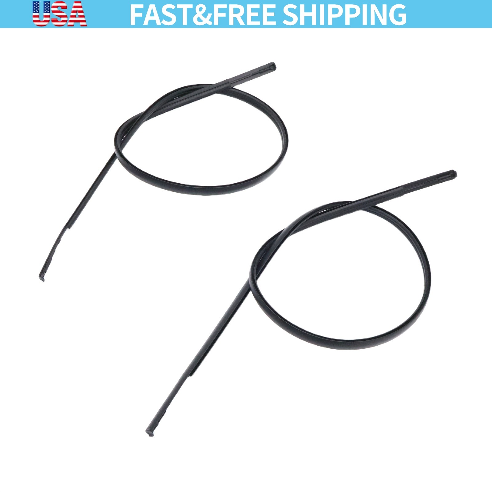 New Pair Roof Trim Moldings For Toyota Yaris Sedan 2007 2008 2009 2010 2011