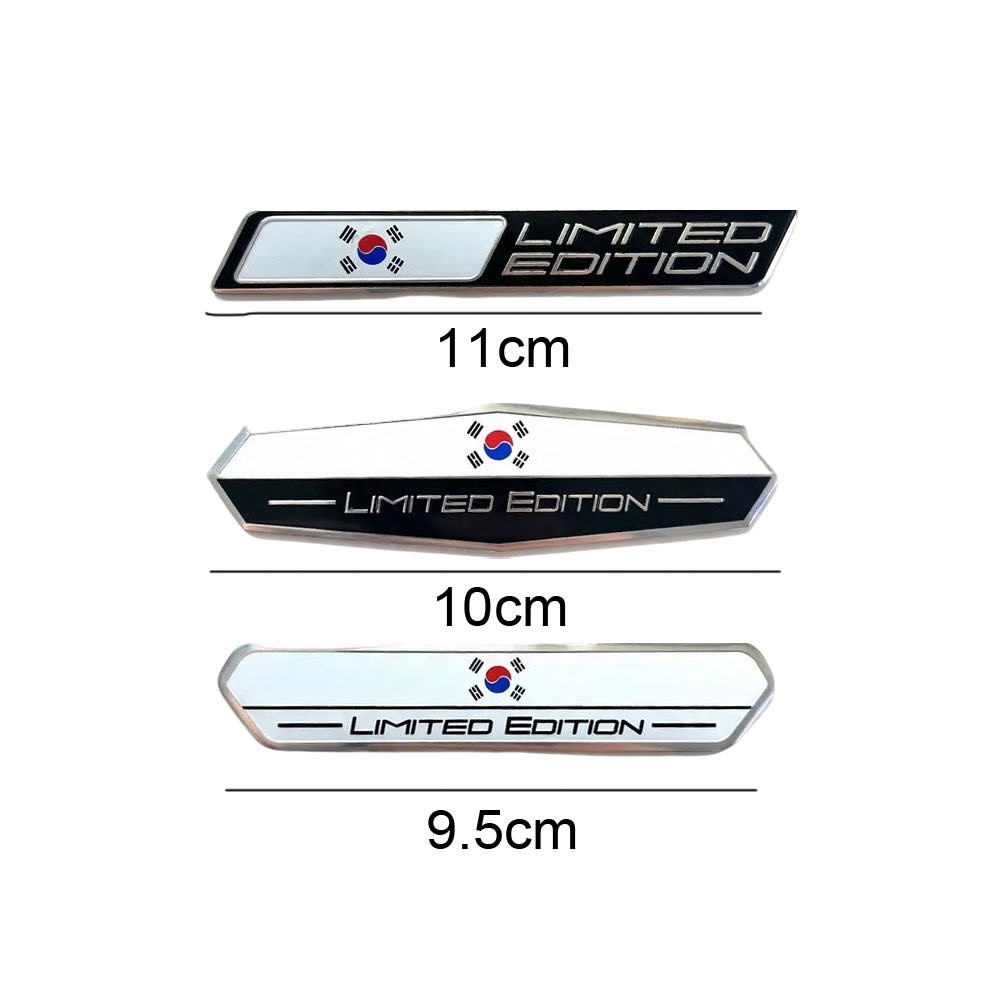 Limited Edition South Korea Car Emblem Rear Trunk Badge Fender Body Sticker