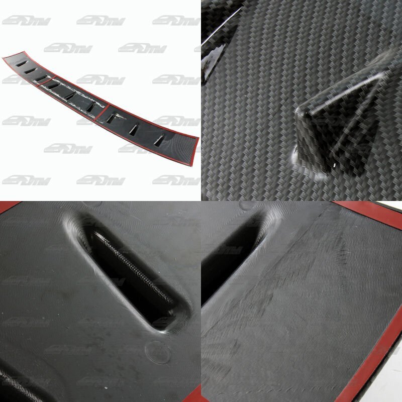 For 02-07 SUBARU IMPREZA Carbon Fiber Look Shark Fin Rear Roof Window Spoiler