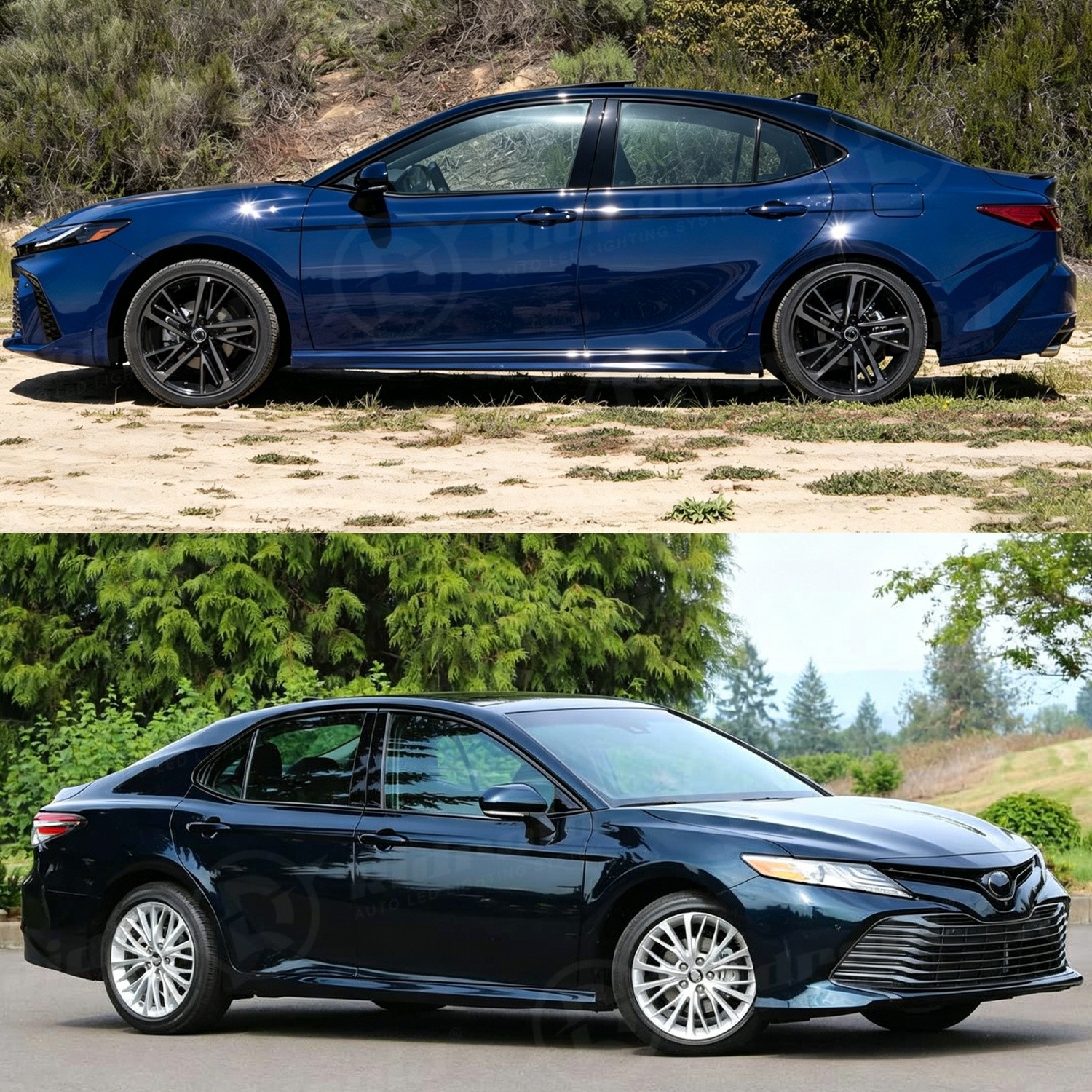 Chrome Delete Blackout Overlay For 2018-24 Toyota Camry Window Trim Left+Right