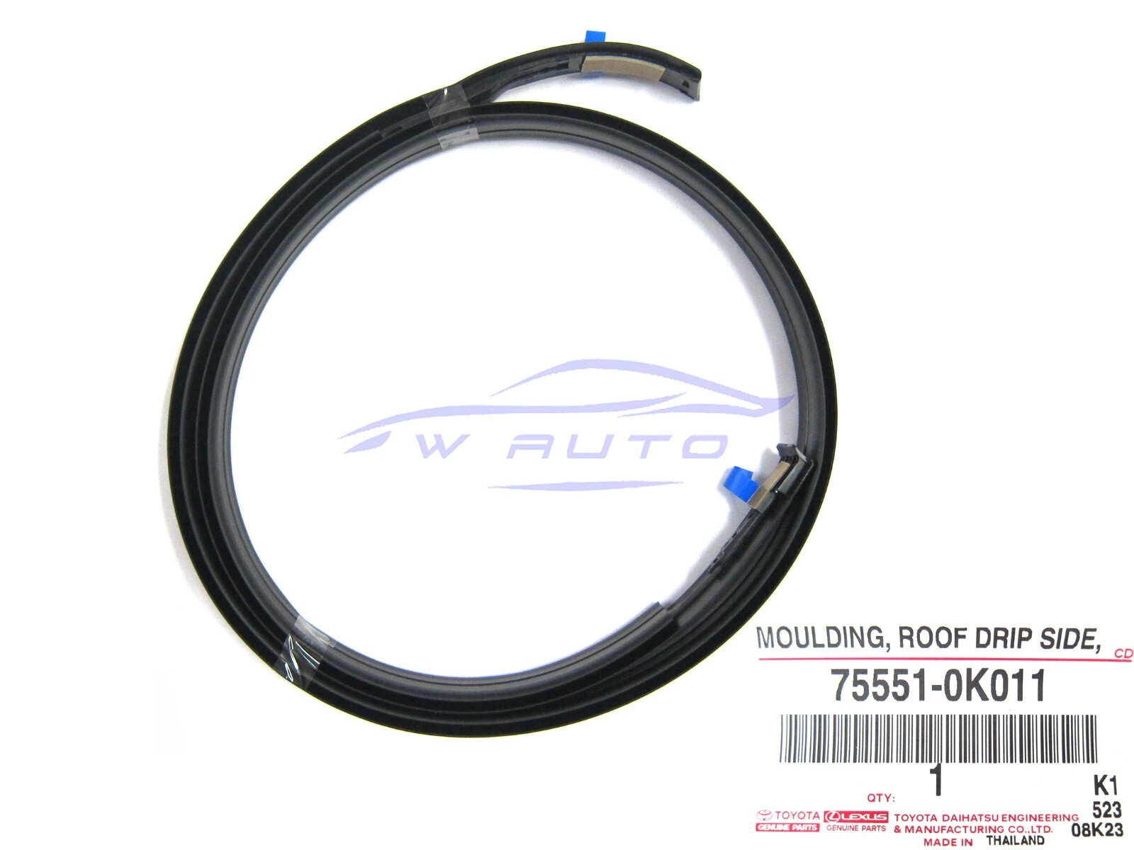 Left Moulding Roof Drip RH Side Rubber For Toyota Hilux vigo sr5 4Dr 2005 – 2014